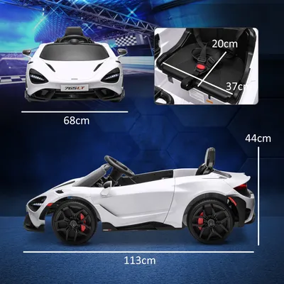 Image de Voiture électrique pour enfants AIYAPLAY 12 V avec télécommande 2,4 GHz et lecteur MP3