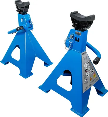 Productafbeelding van Assteunen - Ondersteuningsbokken - Auto Onderhoud - Zware Uitvoering - 6000 kg - Blauw