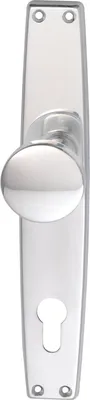 Produktbild von Knopflangschild WG 1000 FAVORIT - PZ 88, Aluminium poliert ÖNORM