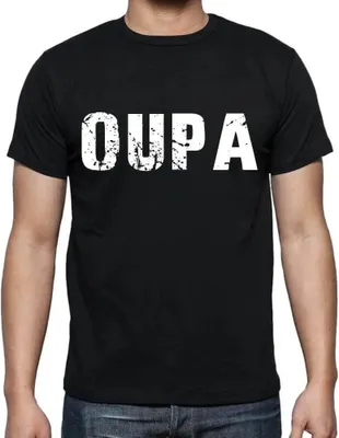 Produktbild von Herren Grafik T-Shirt Oupa Öko-Verantwortlich Vintage Jahrgang Kurzarm Lustige Druck Geburtstag Geschenk Mann