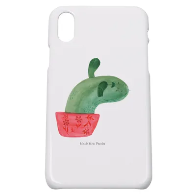 Produktbild von Mr. & Mrs. Panda Iphone 10 Handyhülle Kaktus Mama - Weiß - Geschenk, Ärger, Kakteen, Cover, Büro, Hülle, Quote, X, Motivation, Handy