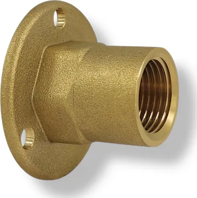 Produktbild von Wandscheibe 1/2" Durchgang, Gerade, Messing CW617N, IG x IG