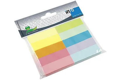 Immagine prodotto di Info Segnapagina 15x50mm 10 colori per 100 fogli
