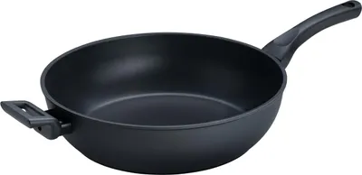 Produktbild von Kelomat Bratpfanne Edelstahl Pfanne Bratchef 32 cm mit Gegengriff