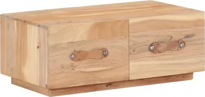 Immagine prodotto di vidaXL Tavolino 90 x 50 x 35 cm Legno massiccio riciclato - Tavolino - Tavolini - Tavolino di legno - Tavolini di legno