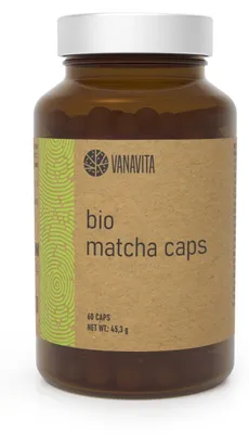 Produktbild von GymBeam - Matcha - VanaVita, 60 Kapseln