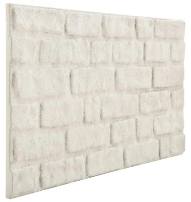 Produktbild von vidaXL Wandpaneele 10 pcs Weiß 100 x 50 cm EPS-Schaum