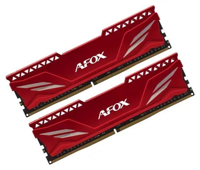 Zdjęcie produktu dla AFOX Pamięć RAM GAMING DDR4 32GB (2x16GB) 3200MHz CL16 RANK1 XMP2 Red