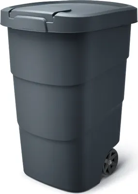 Produktbild von nabbi Kunststoff-Gartenbehälter auf Rädern NBWB95 95 l - Anthrazit