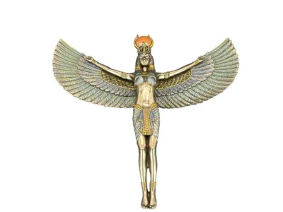 Produktbild von Isis Figur Wanddekoration ägyptische Göttin Skulptur dekorative Wohnraum Deko Büro Regal Geschenkidee Sammlerfigur Veronese WU77557A4