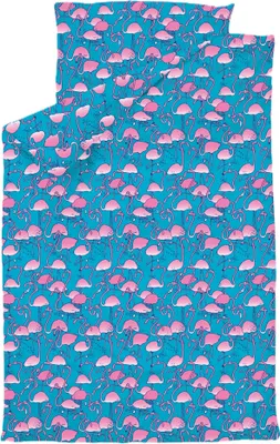 Produktbild von Lousy Livin Bedlinen Greater Flamingos Scuba Blue