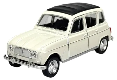 Produktbild von Welly Old Timer Renault 4 Weiss 1:34  Die Cast Metall Modell im Kasten 43741