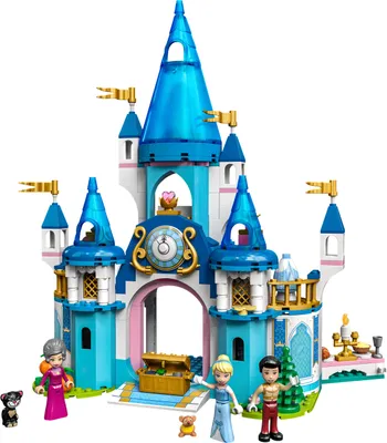 Image de LEGO 43206 Château de Cendrillon de Disney Princess avec 3 mini-poupées