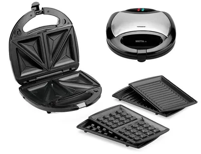Zdjęcie produktu dla Tiross opiekacz 3w1 do kanapek gofrów grill TS513