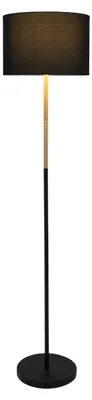 Zdjęcie produktu dla Näve 2088022, Czarny, Naturalny, Uniwersalne, Metal, Tkanina, Drewno, E27, 1 szt., 40 W