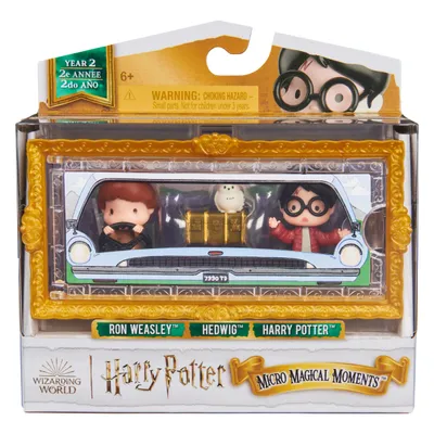 Image de Figurines Harry Potter Harry et Ron avec accessoires
