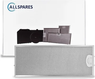 Produktbild von AllSpares Metallfilter für Dunstabzugshauben geeignet für ATAG, ETNA, Pelgrim  AS-MF300, 401468, 89001193 (468x183x7mm)