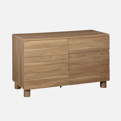 Immagine prodotto di Cassettiera effetto legno, 6 cassetti, Legno di nocciolo