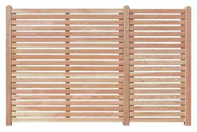 Produktbild von Bausatz Sichtschutzzaun Höhe 180 cm Holz Lärchenholz Sichtschutzzaun Holzwand : 90 x 180 cm Maße Zaunelement: 90 x 180 cm