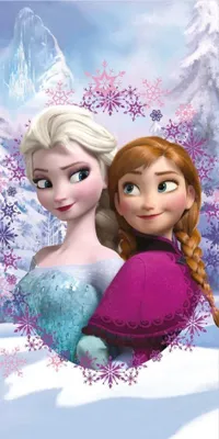 Immagine prodotto di Anna Elsa Frozen asciugamano da doccia Asciugamano da bagno Asciugamano da mano 70 x 140 cm