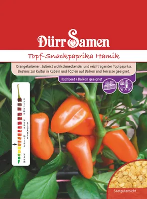 Produktbild von Topf-Snackpaprika Hamik | Paprikasamen von Dürr Samen