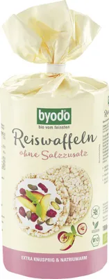 Produktbild von Byodo Bio Reiswaffeln ohne Salzzusatz 12x100 g