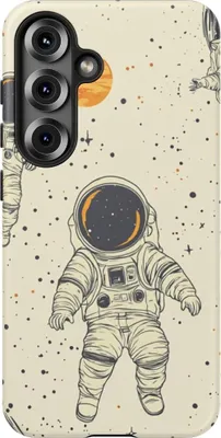 Produktbild von Schwebende Astronauten im Weltall – Hülle Kompatibel mit Galaxy S25