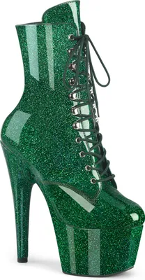 Produktbild von ADORE-1020GP Damen Booties von Pleaser, Dunkelgrün  , EU 36, US 6