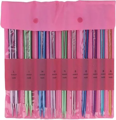Immagine prodotto di Ferri da maglia singoli da 25 cm, colorati, in metallo