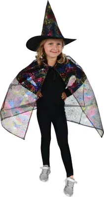 Immagine prodotto di Costume per bambini - Mantello da strega con cappello