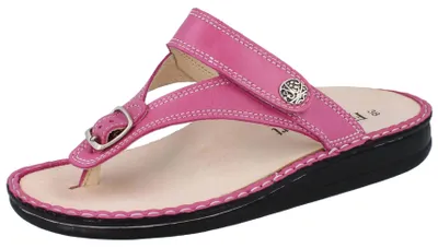 Produktbild von FINN COMFORT Alexandria Soft Damen Zehensteg Pantolette pink Glattleder - Größe: 37