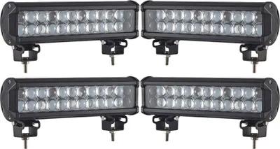 Immagine prodotto di Greenmigo 4X 72W 4D LED Faro da lavoro Lampada fuoristrada Faro per auto Luce da lavoro Barra luminosa 12V 24V Faro supplementare Faro di retromarcia per trattore Escavatore SUV - 90 gradi Impermeabile IP67 6800LM