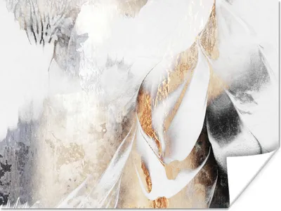 Produktbild von MuchoWow® Poster Abstrakt - Gold - Design - Luxe 160x120 cm - Foto Plakat