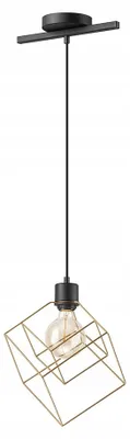 Zdjęcie produktu dla Euro-Lamp Lampa Wisząca Kwadrat 1 Czarny PRODUCENT