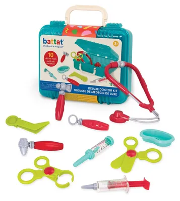 Produktbild von Kinder Deluxe-Doktorset mit Tragetasche Arztköfferchen Arztkoffer
