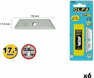 Obrázek produktu pro Čepel Olfa 17,5 mm (5 kusů) (6 ks)