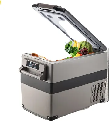 Zdjęcie produktu dla Przenośna lodówka, wydajne chłodzenie, wszechstronne opcje zasilania, 45L 475QT
