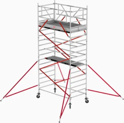 Produktbild von Altrex Fahrgerüst RS Tower 52 Aluminium mit Holz-Plattform 6,20m AH 1,35x1,85m