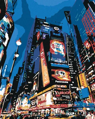 Produktbild von Zuty - Malen nach Zahlen - IN NEW YORK, 40x50 cm, mit Keilrahmen (bereits gespannt)