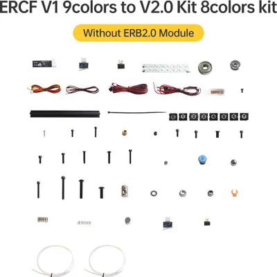 Obrázek produktu pro ERCF V1 9 barev na V2.0 Kit 8 barev Vícebarevný tisk 9 na 8 Vícebarevný tisk s přepínačem vláken pro Voro 2.4 R2/Trident/Switchwire (bez modulu ERB2.0)