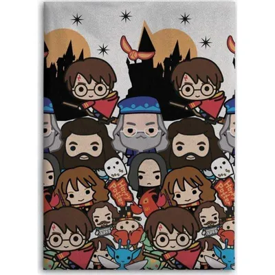 Zdjęcie produktu dla Koc polarowy Harry Potter Przytulny i magiczny 140 cm x 100 cm