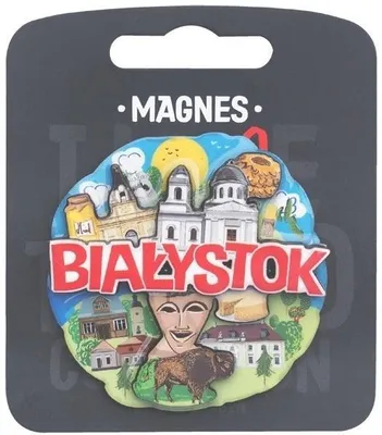 Obrázek produktu pro Magnes I love Polsko Białystok ILP-MAG-C-POD-07