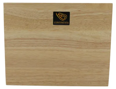 Obrázok produktu pre CONTINENTA Blok na nože z kaučukového dreva s pružnou vložkou cca 27 x 22 x 9 cm