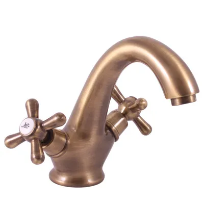 Obrázek produktu pro Slezák-RAV Vodovodní baterie umyvadlová Slezák RAV Morava Retro MK128SM Barva: stará mosaz, Rozměr: 3/8''