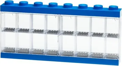 Produktbild von LEGO Minifiguren Display Case 16  (blau)