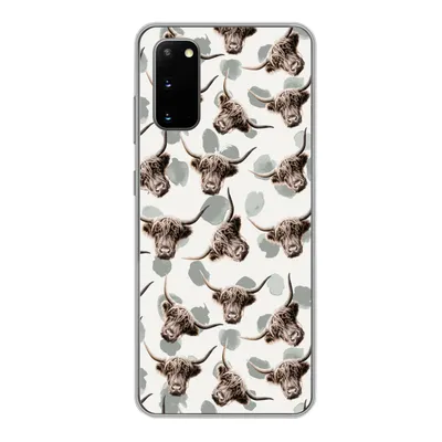Produktbild von MuchoWow® Handyhülle Schutzhülle Hülle für Samsung Galaxy S20 Kuh - Schottischer Highlander - Tiere Silikon Softcase Handy Hülle - Bild