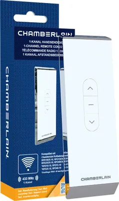 Produktbild von Chamberlain 1-Kanal-Handsender 'RTX1P-10' weiß, für Innen- und Außenbereich