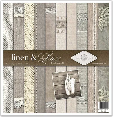 Zdjęcie produktu dla Zestaw papierów 30x30 - Linen & Lace