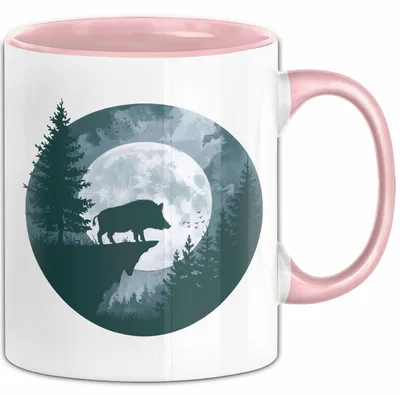 Produktbild von Schweinezüchter Schweine Tier Tasse Becher Geschenk Lustige Geschenkidee Spruch (Rosa)