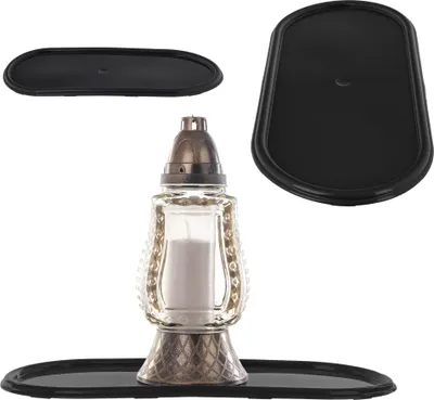 Immagine prodotto di KADAX Lume di candela ovale 44 x 20 cm, nero